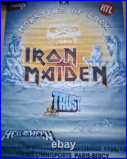 IRIN MAIDEN Affiche concert originale/ COLLECTOR 120x160