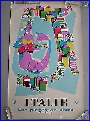 Italie Giuseppe Croce poster vintage affiche ancienne