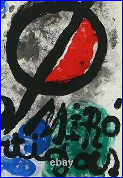 Joan Miro Lithographie Artigas 57x84 CM Etat A