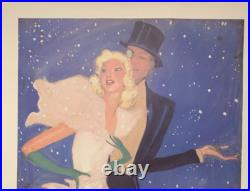 L'Hiver à MONTE CARLO Reedition 1970/80 d'après Jean Gabriel DOMERGUE 1937