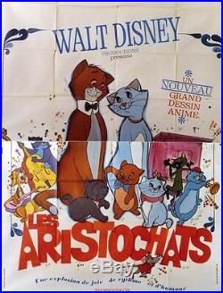 LES ARISTOCHATS (THE ARISTOCATS) Affiche originale (Walt DISNEY)