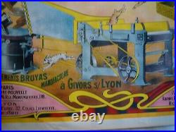 LOT affiches anciennes CHAPELLERIE BRUYAS