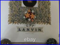 Lanvin Affiche Originale Par Nathan Etat Neuf