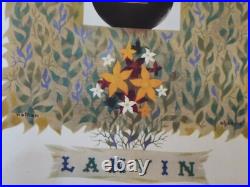 Lanvin Affiche Originale Par Nathan Etat Neuf
