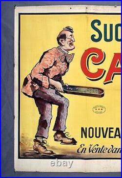 Le Cahin-Caha Affiche Jeu de Société 1900 / Clown /Imp Champenois