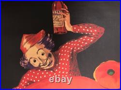 Leonetto Cappiello, 1950 Spiritello Campari Affiche Originale Cm 140 X 100