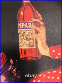 Leonetto Cappiello, 1950 Spiritello Campari Affiche Originale Cm 140 X 100