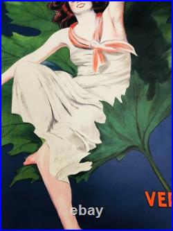 Leonetto Cappiello, Environ 1970 CONTRAT CANELLI Affiche Vintage Originale