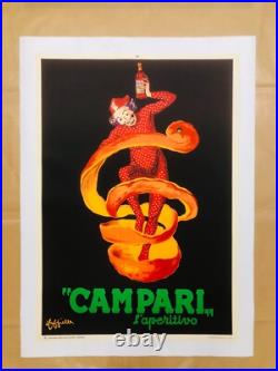Leonetto Cappiello, c. A. 1970s Campari L'Apéritif Vintage Affiche On Linen