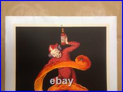 Leonetto Cappiello, c. A. 1970s Campari L'Apéritif Vintage Affiche On Linen