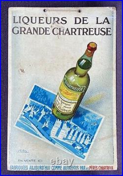 Liqueur de la Grande Chartreuse Une Tarragone Rare Panonceau signé G. Favre