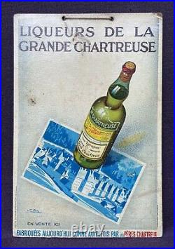 Liqueur de la Grande Chartreuse Une Tarragone Rare Panonceau signé G. Favre