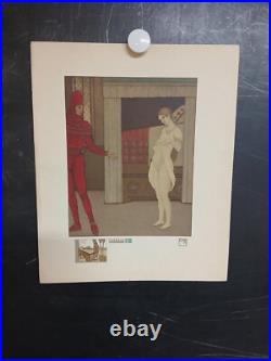 Lithographie Manuel Orazi Erotisme 29x24cm