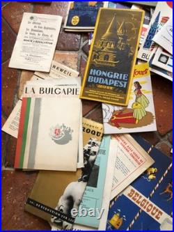 Lot De 150 Brochures Depliants Touristiques Des Annee 1930 A 60 Tourist Travel
