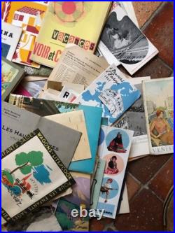Lot De 150 Brochures Depliants Touristiques Des Annee 1930 A 60 Tourist Travel