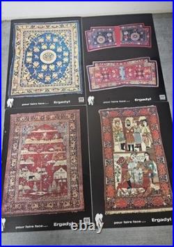 Lot de 25 affiches publicitaires vintage pharmaceutiques Ergadyl