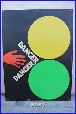Lot l'affiches de prevention INRS 1980 CHADEBEC