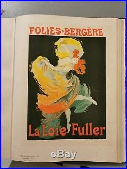 Loue Fuller Cheret Maître De L'affiche Planche Originale Litho 73 Chaix