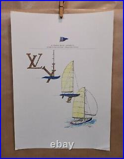 Louis Vuitton Cup Affiche Poster Original
