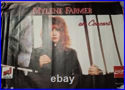 MYLENE FARMER Affiche concert 1989 originale COLLECTOR 120x160