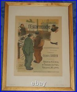 Maîtres De L'affiche Ibels L'escarmouche Original 1893 Pl6