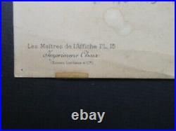 Maitres de l'Affiche pl. 15, Cazals7e Expo Salon des Cent 1896 Litho vintage