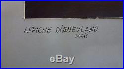 Maquette originale affiche disneyland paris. 15 p. Signé THOS YVES (67 x 52)