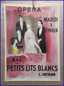 Marie Laurencin 1931 Opera Bal Des Petits Lits Blancs Affiche Poster Original