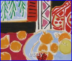 Matisse 1947 Nice Travail Joie 100x62,5 Mourlot Affiche Entoilée