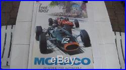 Michael TURNER affiche lithographique originale grand Prix de Monaco 1967