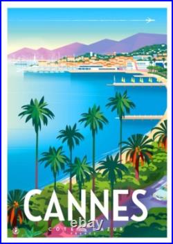Monsieur Z Original Cannes festival Poster 2024 Travel poster + certificat