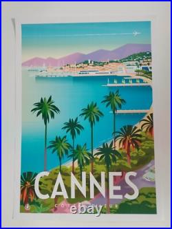 Monsieur Z Original Cannes festival Poster 2024 Travel poster + certificat