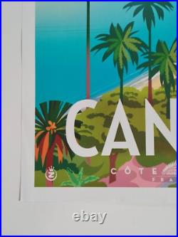 Monsieur Z Original Cannes festival Poster 2024 Travel poster + certificat