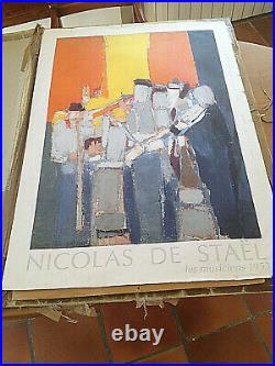 Nicolas De Stael Les Musiciens 1953 Affiche 100 X 70 CM