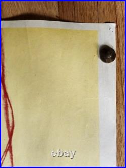 Nina Hagen Originale Affiche De Concert 80 X 120 Cm Hard Rock Cbs Zero