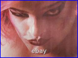 Nina Hagen Originale Affiche De Concert 80 X 120 Cm Hard Rock Cbs Zero