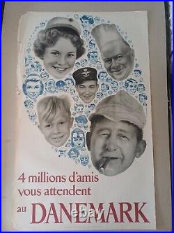 Norway Sweden Finland Danmark 17 affiches anciennes/original vintage posters