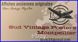 Old Vintage Poster MONTPELLIER Litho PLM Originale de Jean JULIEN 0,80 X 110 Cms