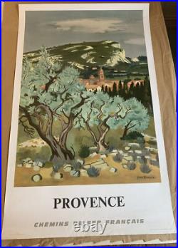 Original SNCF poster Provence 1967 Excellent Condition