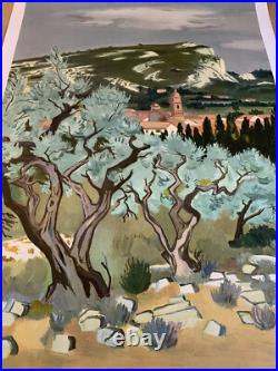 Original SNCF poster Provence 1967 Excellent Condition