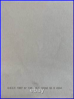 Original SNCF poster Provence 1967 Excellent Condition Original SNCF poster Provence 1967 Excellent Condition