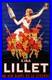 Original Vintage Poster Lillet Robys 200x130cm Excellent condition