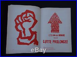 Original book AFFICHE MAI 68 Début d'une lutte prolongée Atelier populaire 1968