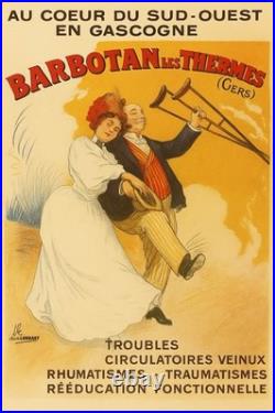 POSTER AFFICHE Barbotan Les Thermes Gers