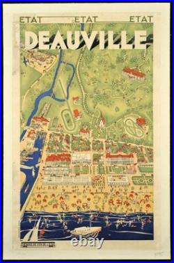 POSTER AFFICHE Deauville