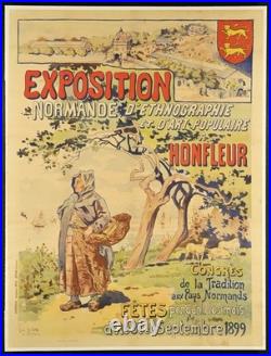 POSTER AFFICHE Honfleur