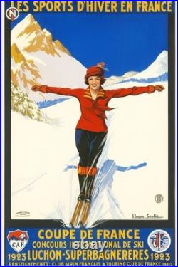 POSTER AFFICHE Luchon Superbagneres POSTER AFFICHE Luchon Superbagneres