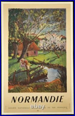 POSTER AFFICHE Normandie