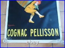 POSTER AFFICHE ORIGINALE COGNAC PELLISSON 80120 cm CAPPIELLO 1907 LIQUEUR a