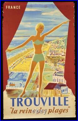 POSTER AFFICHE Trouville